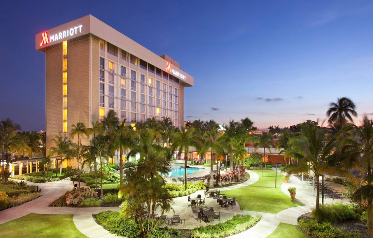 Miami Airport Marriott Hotell Eksteriør bilde
